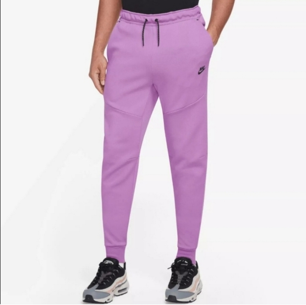 RARE Nike Violet Jogger Shock Tech Fleece CU4495-532 - Picture 1 of 13